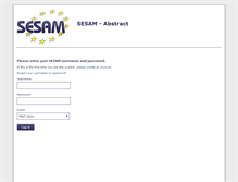 Tablet Screenshot of abstracts.sesam-web.org